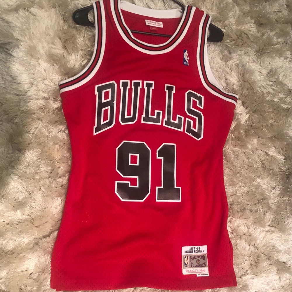 Mitchell and Ness Dennis Rodman Jersey